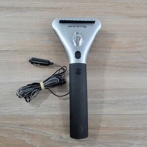 Brookstone Heated Ice Scraper Snow Brush with LED Light 12V Car Power